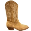 Alpe Ladies Tan Suede Leather Cowboy Boot 5001 11 27