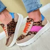 Ara Ladies Sand/Leopard Multi Suede Leather Laced Trainer 25116