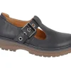 Cipriata Ladies Black T-Bar Buckle Shoe