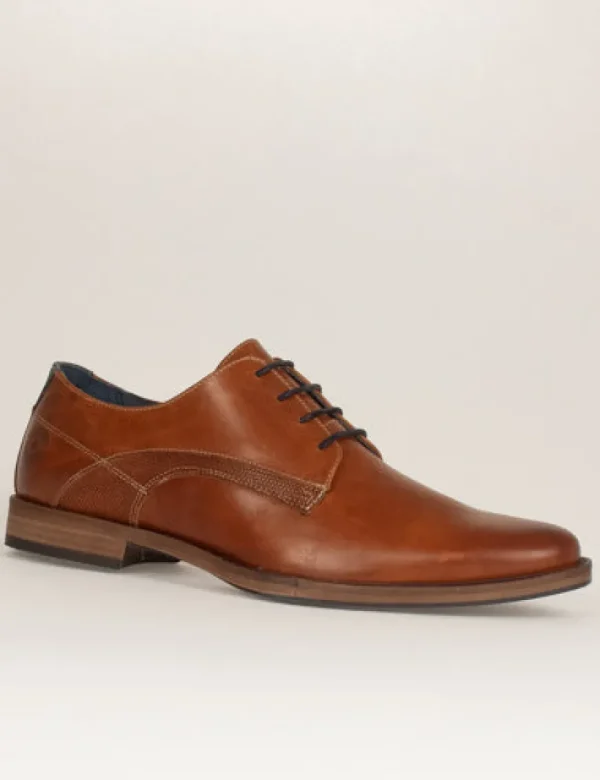 Escape Mens Brandy/Tan Laced Shoe ZARAK