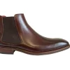 Escape Mens Burnt Walnut Leather Pull-On Boot ARKLE