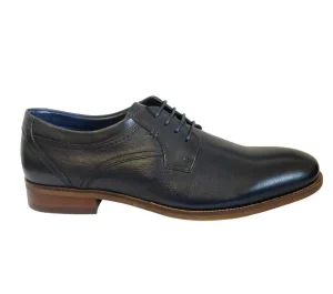 Escape Mens Navy/Marine Soft Leather Laced Shoe STATTLER