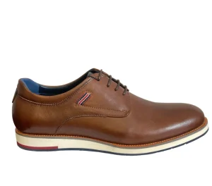 Escape Mens Tan Leather Laced Shoe FALLEN FOREST