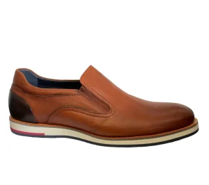 Escape Mens Tan Soft Leather Slip-On Shoe PHOENIX