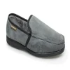Goodyear Mens Grey Memory Foam Slippers EDEN