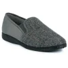Goodyear Mens Grey Tweed Memory Foam Slippers HARRISON