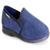Goodyear Mens Navy Memory Foam Slippers HUMBER