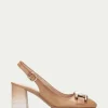 Hispanitas Ladies Tan/Desert Block Heel Closed Toe Sandal 232667