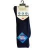 HJ Hall Mens Diabetic Socks Navy Cotton