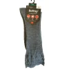 HJ Hall Mens Softop Socks Mid-Grey Wool
