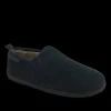 Hush Puppies Mens Warm Lined Navy Slippers ARNOLD