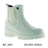 Jose Saenz Ladies Off White Structure Ankle Boot 3007
