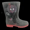 Kids Spiderman Black/Red Wellies