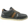 Lloyd & Pryce Mens Tommy Bowe Navy/Tan Leather Laced Trainer CHRISTIE