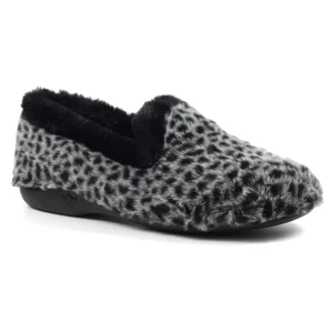 Lunar Black/Grey Warm Lined Slippers TRIPOLI KLA229 BK