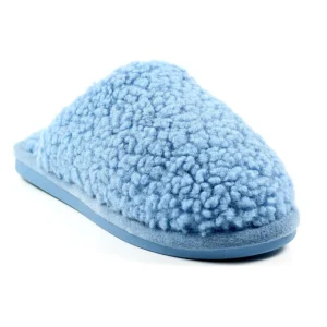 Lunar Blue Warm Lined Mule Slippers MUSCAT KLB037 BL