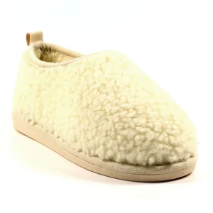 Lunar Cream Warm Lined Full Slippers LORELLA KLB035