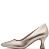 Marco Tozzi Platinum Heeled Court Shoe 22420-42 957
