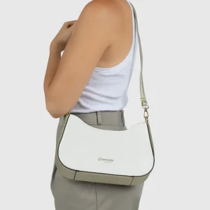Remonte White/Gold Combination Handbag Q0721-80