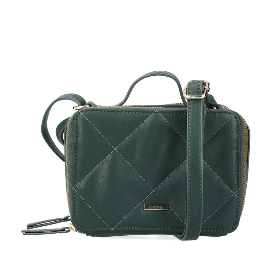 rieker_ladies_bottle_gree_0.webp Rieker Ladies Bottle Green Combination Handbag H1513-54