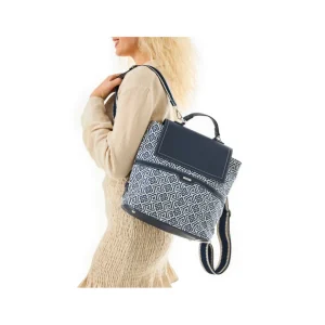 Rieker Ladies Navy Combination School Bag Handbag H1107-90