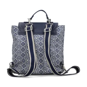 Rieker Ladies Navy Combination School Bag Handbag H1107-90