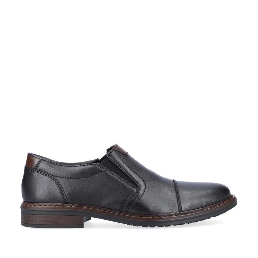 rieker_mens_black_leather_0-1.webp Rieker Mens Black Leather Wide Fitting Slip-On Shoe 17659-00