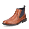 Rieker Mens Tan/Navy Combination Ankle Boot 17654-22