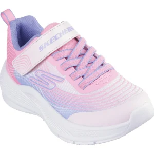 Skechers Kids Light Pink/Lavender Velcro Trainer MICROSPEC 303575L/LTPL