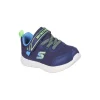 Skechers Kids Navy/Lime Velcro Trainer 407305N/NVLM