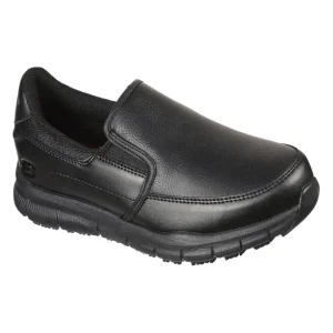 Skechers Ladies Black Memory Foam Slip On Trainer 77236EC/BLK