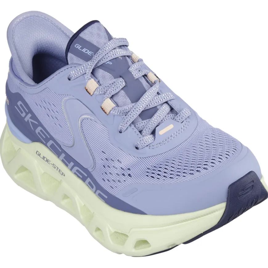 skechers_ladies_blue_mult_0.webp Skechers Ladies Blue Multi GLIDE-STEP Hands Free Slip-Ins Trainer 150510