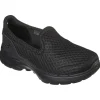 Skechers Ladies Go Walk 6 Black Slip-On Performance Trainer 124508/BBK