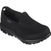 Skechers Ladies Go Walk Classic Black Slip-On Trainer 124464/BBK