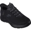 Skechers Mens Black Hands Free Slip-Ins Trainer 232457/BBK