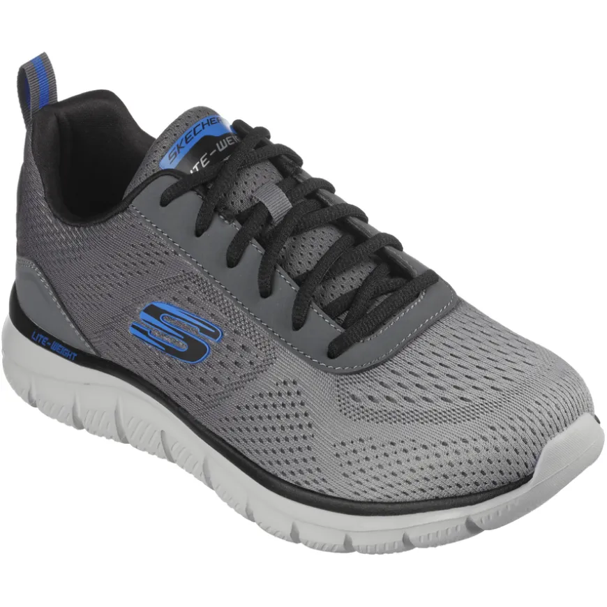skechers_mens_charcoalgre_0.webp Skechers Mens Charcoal/Grey Memory Foam Trainer 232399/CCGY