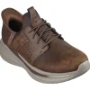 Skechers Mens Dark Brown Hands Free Slip-Ins Casual Trainer 210828/CDB