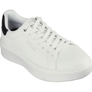 Skechers Mens White Memory Foam Laced Trainer 183175/WHT