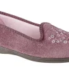 Sleepers Ladies Memory Foam Heather Slippers