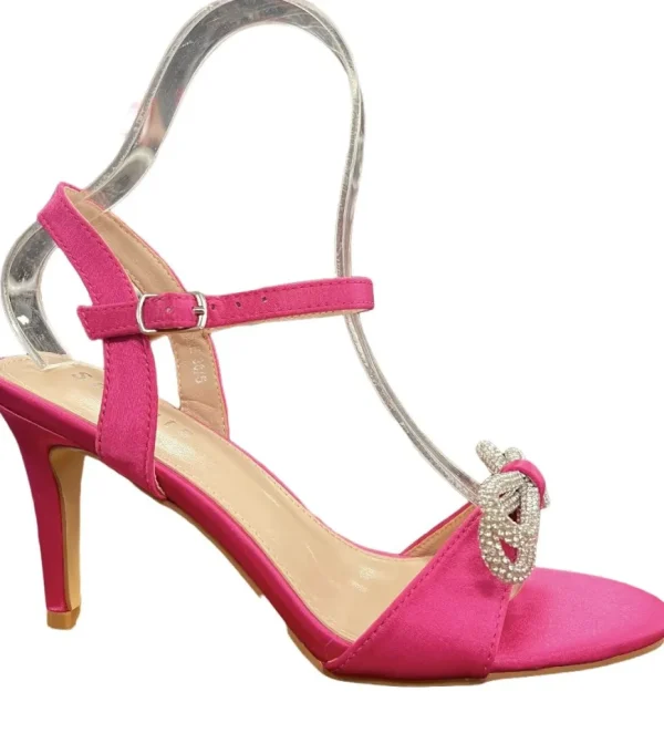 Sorento Ladies Fuchsia Sling Back Heeled Sandal KILMARE