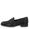 Tamaris Black Leather Loafer Shoe 24215-23 001