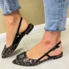 Tamaris Leopard Print Flat Sling Back 29403-42 360