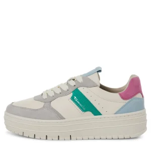 Tamaris Multicolour Leather Chunky Sole Trainer 23773-43-902