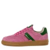 Tamaris Rose Suede Leather Combination Trainer 23788-42-5A1