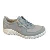 Waldläufer Ladies Sky Blue Stretch Lightweight Laced/Zip Trainer H89001