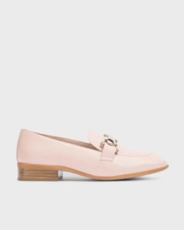 Wonders Ladies Rose Patent Chain Loafer Shoe B-7633