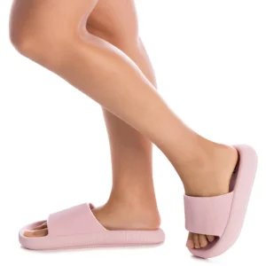 XTI Ladies Nude Mule Slider Sandal 44489
