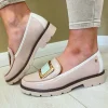 Zanni & Co Seafoam Whipped Patent Buckle Court Shoe YEN ONE