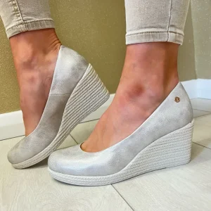 Zanni & Co Silvery Shine Wedge Shoe SILA ONE
