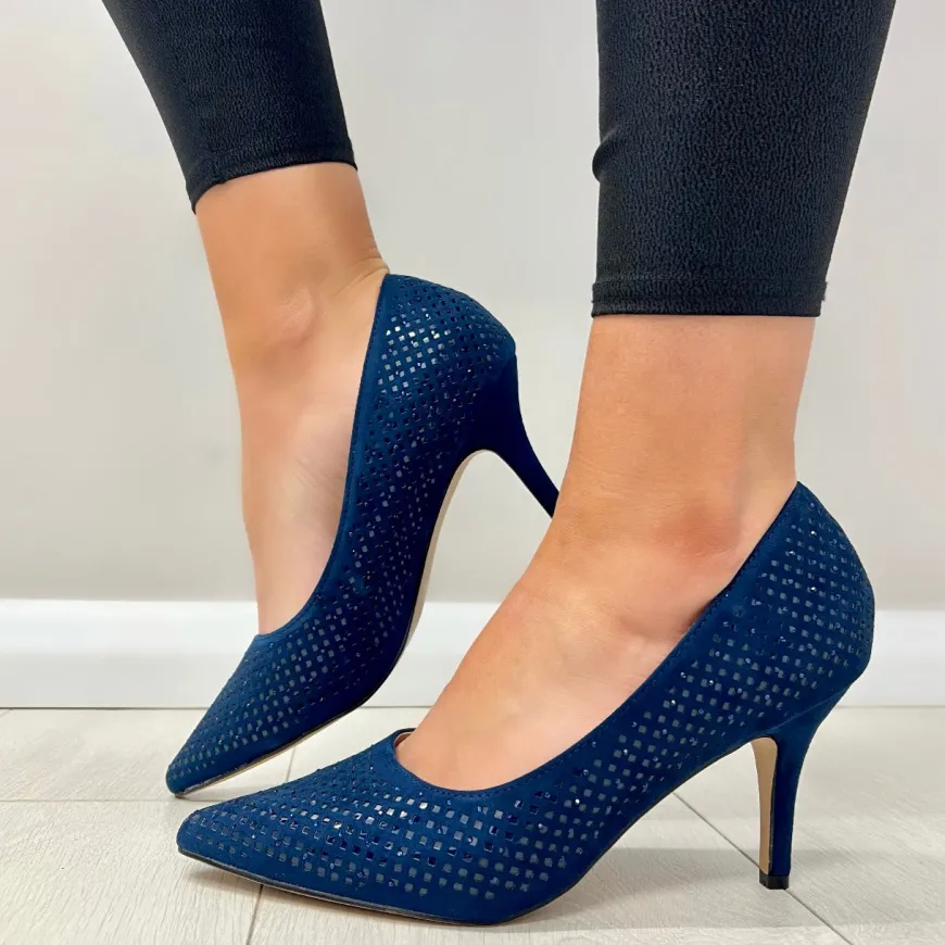lotus_ladies_navydiamante_0-1.webp Lotus Ladies Navy/Diamante Faux Suede Heeled Shoe KAYLA